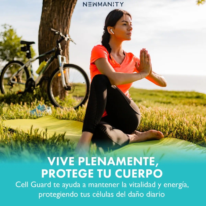 CellGuard Antioxidante Natural con Vitamina B3, L - Glutamina, L