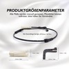 HISports Front Brake Pad Sensor, Electronic Wear Sensor for Brake