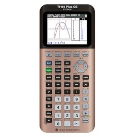 Calculadora gráfica TI-84 Plus CE, oro de curva rosa