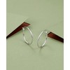ZHOU LIU FU Hoop Earrings 925 Silver Small 16-30 mm