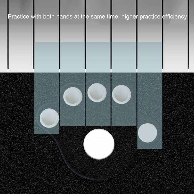 2Pcs Piano Finger Trainers ABS Silicone Hand Correctors Orthotic Tools