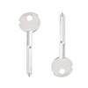 Ctyjia 2 PCS Universal Door Security Rack Bolt Key, Window