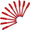 (Pack of 20) Manuscript Blue Handwriting Pens Comfort Grip School