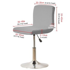 방수 바 의자 커버 스트레치 짧은 뒤 카운터 높이 다이닝 룸 카페 가구 [06 Purple] Waterproof Bar Chair Cover Stretch Short Back Counter Height Dining Room Cafe Furniture [06 Purple]