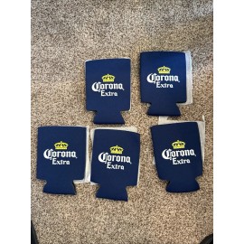 Corona 5 Corona Extra Koozie LOT of 5 Bundle Beer Bottle/Can 12 oz Blue BRAND NEW MINT