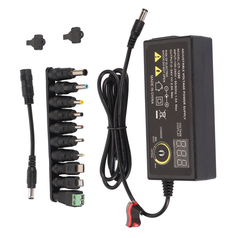 60W Universal Power Supply Adjustable DC 5V‑24V Variable Switching AC/DC