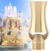 Ymiko Pond Sprinkler Water Fountain Nozzle, Brass Ice Tower Cascade