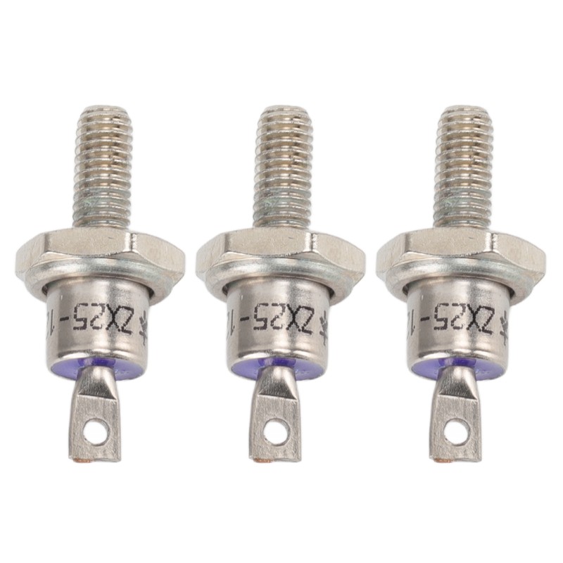 3PCS Rectifier Diode Spiral 25A Iron High Hardness Spiral Rectifier