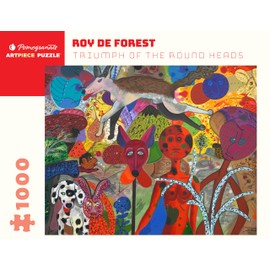 Pomegranate Roy De Forest: Triumph of The Round Heads 1000-Piece Jigsaw Puzzle