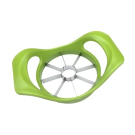 Apple Slicer and Corer, Stainless Steel Blades, Green Plastic Handle