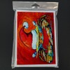 Caroline's Treasures Crab in Santa Hat Santa Claws Greeting Cards