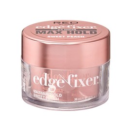 Red by Kiss Edge Fixer 24 Hour Maximum Hold Edge Wax No Flaking Biotin B7 Infused Hair Gel 1.01 fl.oz