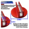 UHANBUT Universal Magnetic Jack Pad, Aluminum 0.37" Width Slotted Puck