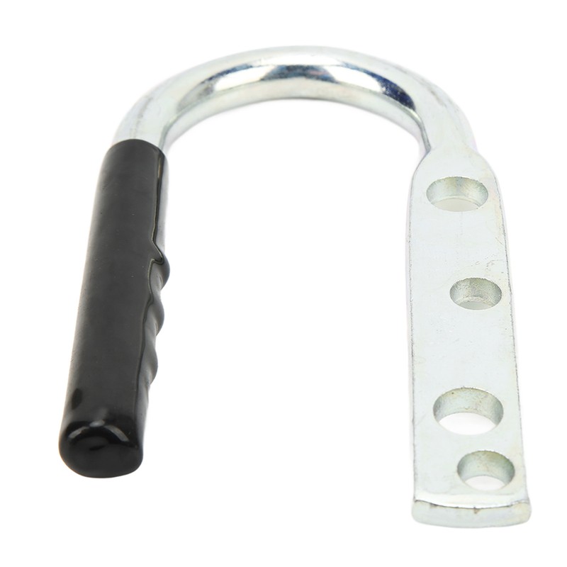 Trailer Coupler Lift Handle Galvanized Steel Rubber Tongue Handle for