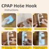 CPAP Hose Holder with Anti-Unhook Feature, CPAP Hose Holder for