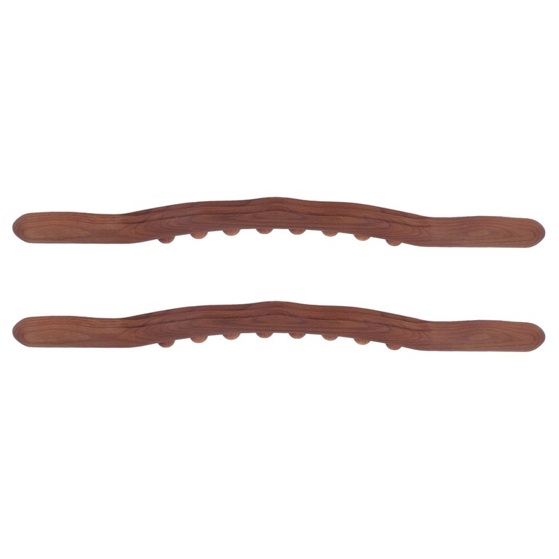 2Pcs Wooden Scraping Stick 8 Massage Dots Large Contact Multifunction