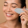 COYUN Gua Sha Edelstahl, Gua Sha Stein Gesichtswerkzeug, Guasha Scraping