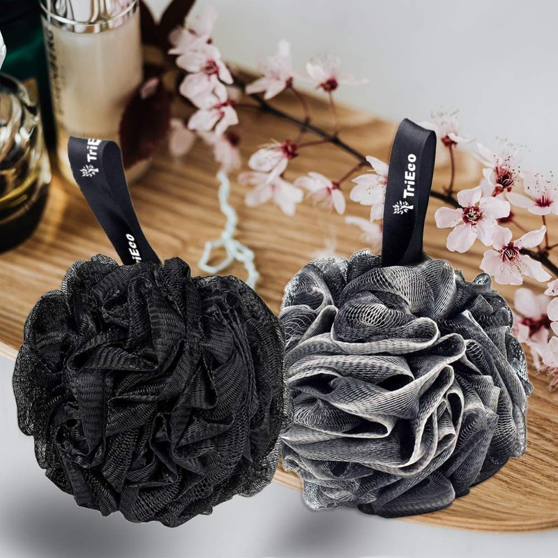 Bath Sponge, Pack of 2 Sponge Shower Exfoliating Sponge Massage