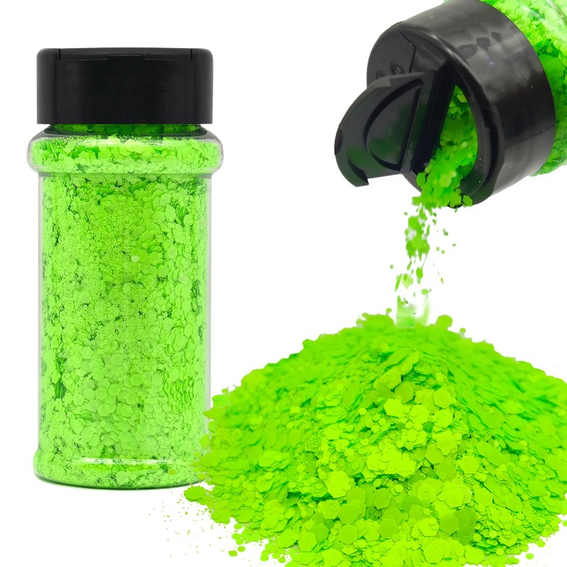 Chunky Glitter Solvent Resistant Glitter Mix for Resin Art Tumblers
