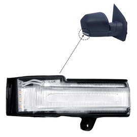 Replacement Passenger Right Side Door Mirror Turn Signal Light Lamp Indicator for Ford F-150 from 2017 to 2020