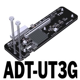 JMT ADT-UT3G USB4.0 Docking Station 64G PCIe4.0x4 to Laptop Graphics Card External Conversion Adapter Compatible with Thunderbolt 3 4