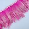 Sowder Rooster Hackle Feather Fringe Trim 8-10inch in Width for