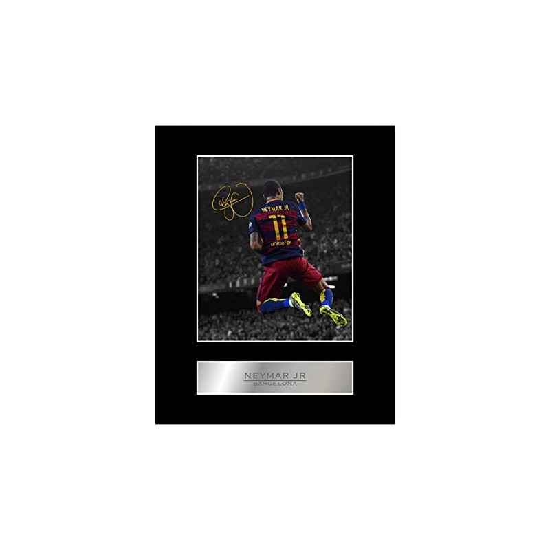 Iconic Pics - Neymar Jr Signed Photo Display FC Barcelona
