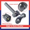Dusledel Black Paint Version Carbon Fiber Twist Throttle Handle with