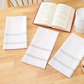 Herrschners Striped Towel Set Fabric Blank