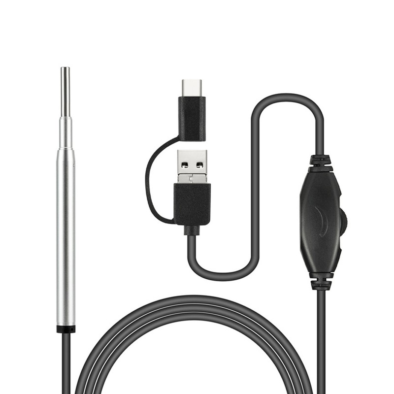 3.9mm 3-In-1 Phone Visual Ear Spoon Examination Endoscope Ear Cleaner