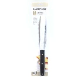 Farberware 6 Inch Sandwich Spreader Designed To Easily Cut Through Breads, Baked Goods and Sandwiches - Serrated Blade