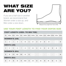 OOFOS OOFOS OOahh Recovery Slide, Black - Women's Size 15, Men's Size 13