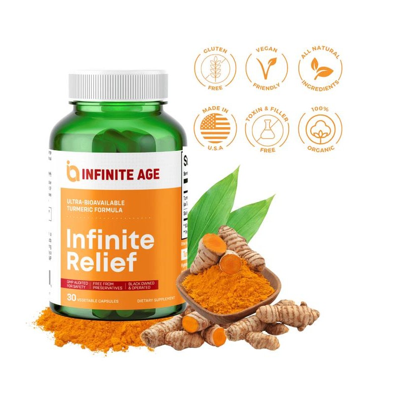 Infinite Age - Infinite Relief Turmeric Formula Vegan Friendly 30