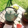 MILVBUSISS Cast Iron Teapot, 40oz Tea Kettle with Infuser for