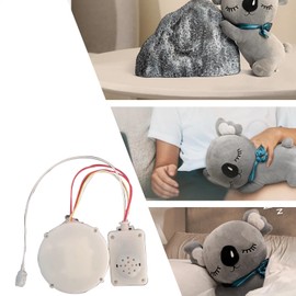 Soothing Doll Movement, Sleeping Companion Sound Soothing Musical, Four-Speed Breathing Toy Doll Movement for Comforting Sleep, Stress Relief, Calming Sleep