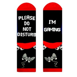 Gaming Socks Novelty Gamer Socks Funny Christmas Gifts Stocking Stuffers for Kids Teen Boys Men Women Adults Grandkids Girls Him