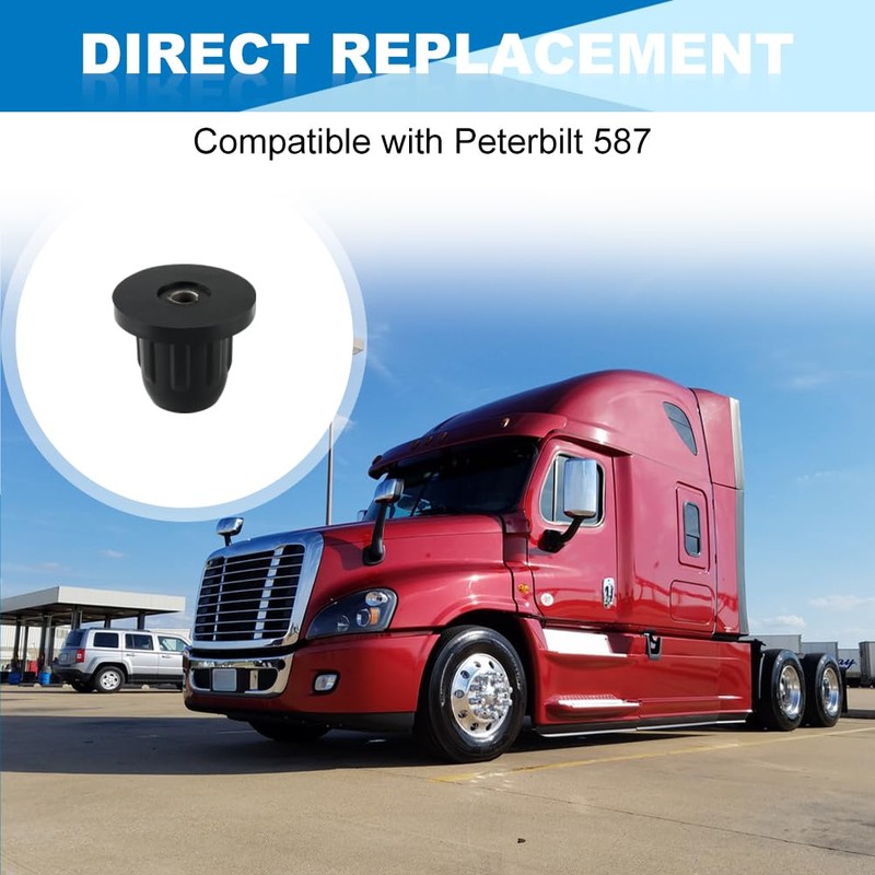 JDMON Rear Hood Support Compatible with Peterbilt 587 Replacement for