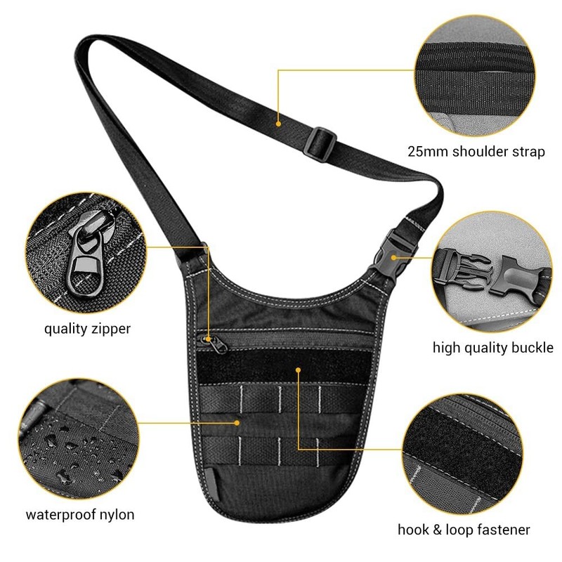 Underarm Shoulder Bag Anti Theft Bag Tactical Hidden Molle Bag