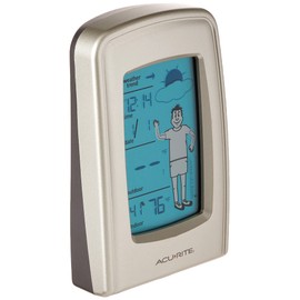 AcuRite 00827 What-to-Wear Wireless Weather Forecaster white, 0.5