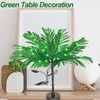 23 In Lighted Palm Tree Table Decor, Tropical Artificial Palm