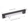 BSM Marketing Black Kitchen Cupboard Cabinet Boss Bar Door Handle