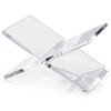 Clear Acrylic Book Stand, 12 x 8 x 6 in