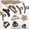 10PCS Non-Slip Hair Clips Jaw Clips for Thick Hair Clamp