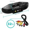 Fosmon 3 Port AV Composite RCA Selector Box Switch Splitter