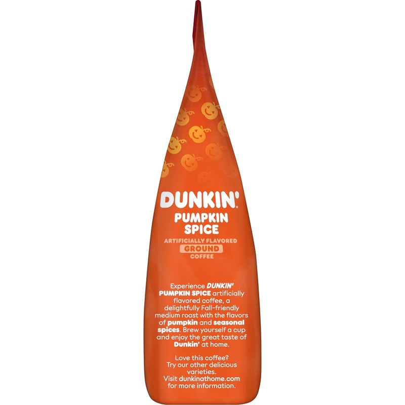 Dunkin' Pumpkin Spice Flavored Ground Coffee, 11 Ounces