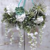 Winlyn 5.9' Long Faux Silver Dollar Eucalyptus Leaves Greenery Artificial