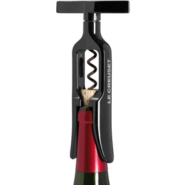 Le Creuset Wine Opener Accessory Table Model TM100 Black Beaujolais Nouveau 【Japan Official Sales Item】