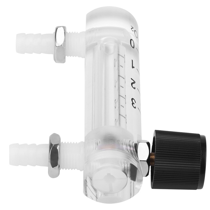 LZQ-2 Flowmeter 0-3LPM Flow Meter with Control Valve for Oxygen/Air/Gas