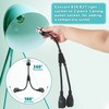 1 Pcs 2 in 1 Light Socket to Plug Adapter,