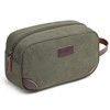 Men's Travel Toiletry Organizer Bag Canvas Shaving Dopp Kit TSA